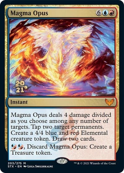 Magma Opus [Strixhaven: School of Mages Prerelease Promos] MTG Single Magic: The Gathering  | Multizone: Comics And Games