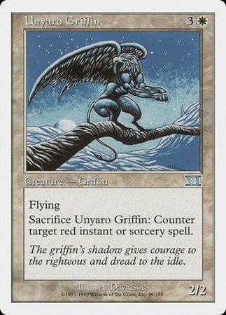 Unyaro Griffin [Classic Sixth Edition] MTG Single Magic: The Gathering  | Multizone: Comics And Games