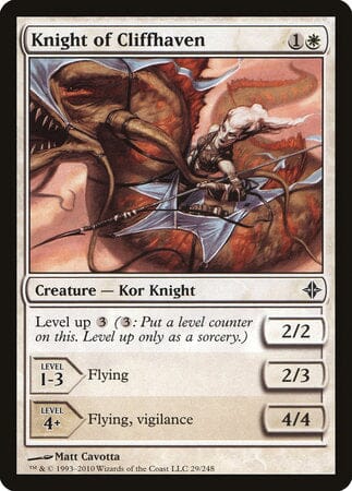 Knight of Cliffhaven [Rise of the Eldrazi] MTG Single Magic: The Gathering  | Multizone: Comics And Games