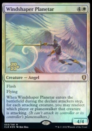 Windshaper Planetar [Commander Legends: Battle for Baldur's Gate Prerelease Promos] MTG Single Magic: The Gathering  | Multizone: Comics And Games