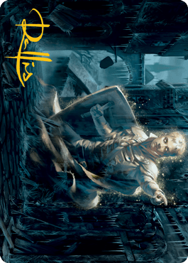 Dennick, Pious Apparition Art Card (Gold-Stamped Signature) [Innistrad: Midnight Hunt Art Series] MTG Single Magic: The Gathering  | Multizone: Comics And Games