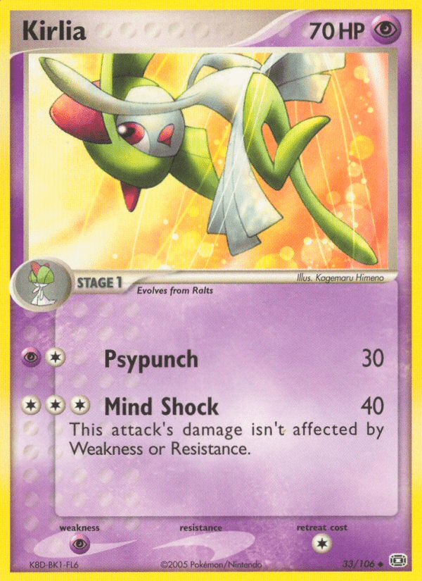 Kirlia (33/106) [EX: Emerald] Pokemon Single Pokémon  | Multizone: Comics And Games