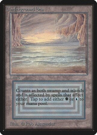 Underground Sea [Limited Edition Beta] MTG Single Magic: The Gathering  | Multizone: Comics And Games