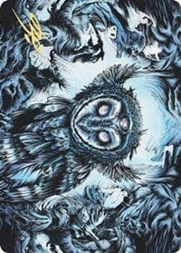 Vega, the Watcher Art Card (Gold-Stamped Signature) [Kaldheim: Art Series] MTG Single Magic: The Gathering  | Multizone: Comics And Games