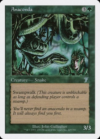 Anaconda [Seventh Edition] MTG Single Magic: The Gathering  | Multizone: Comics And Games