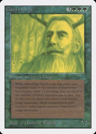 Gaea's Liege [Unlimited Edition] MTG Single Magic: The Gathering  | Multizone: Comics And Games