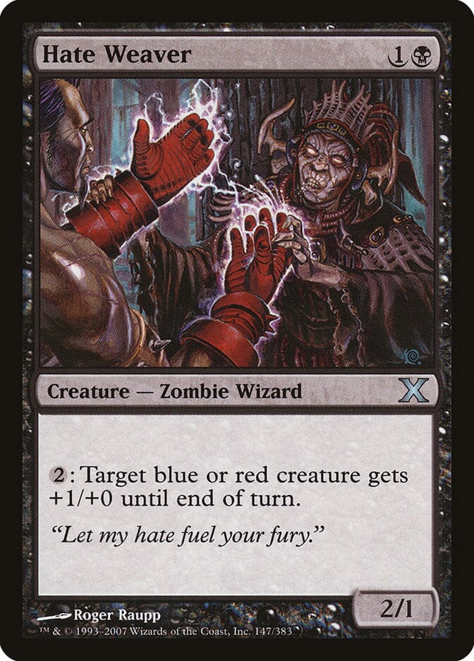 Hate Weaver [Tenth Edition] MTG Single Magic: The Gathering  | Multizone: Comics And Games