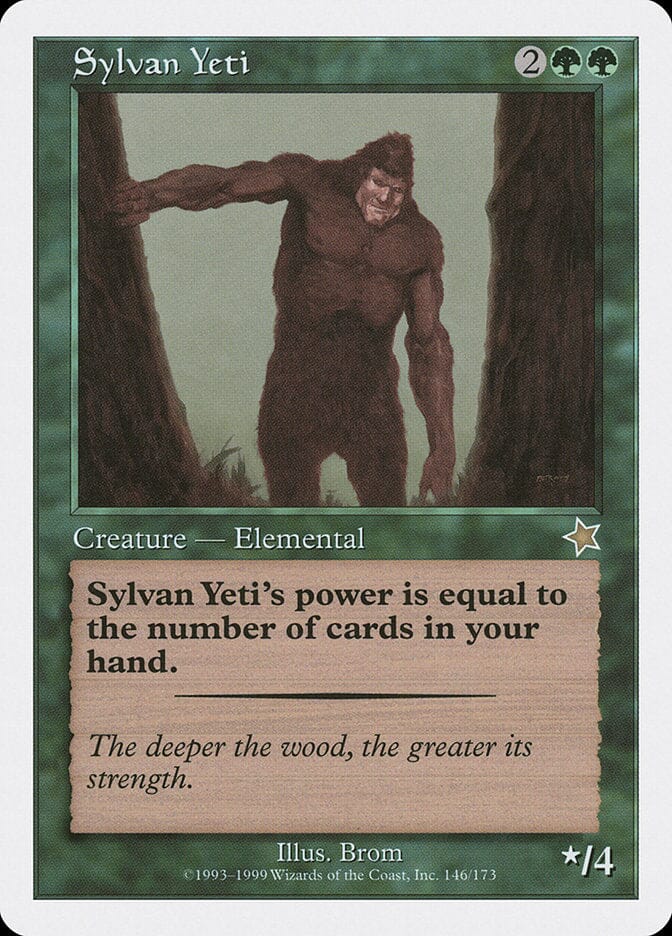 Sylvan Yeti [Starter 1999] MTG Single Magic: The Gathering  | Multizone: Comics And Games