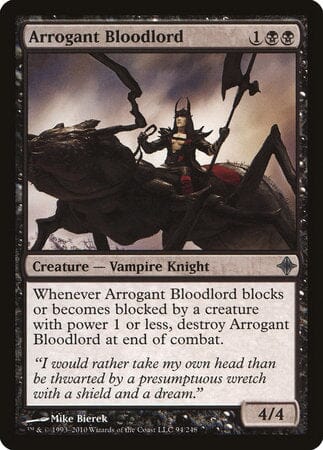 Arrogant Bloodlord [Rise of the Eldrazi] MTG Single Magic: The Gathering  | Multizone: Comics And Games