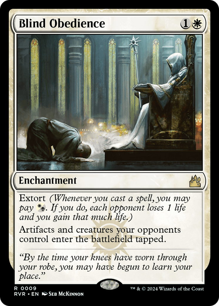 Blind Obedience [Ravnica Remastered] MTG Single Magic: The Gathering  | Multizone: Comics And Games