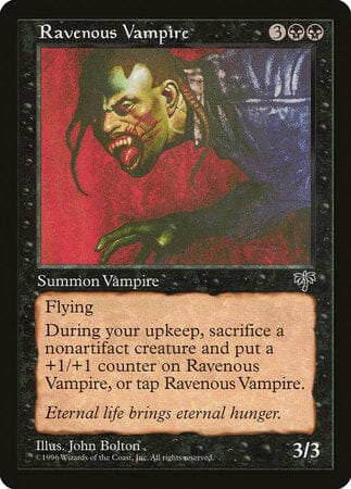 Ravenous Vampire [Mirage] MTG Single Magic: The Gathering  | Multizone: Comics And Games