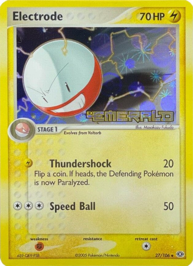 Electrode (27/106) (Stamped) [EX: Emerald] Pokemon Single Pokémon  | Multizone: Comics And Games