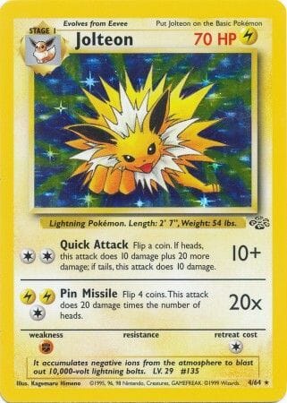 Jolteon (4/64) [Jungle Unlimited] Pokemon Single Pokémon  | Multizone: Comics And Games