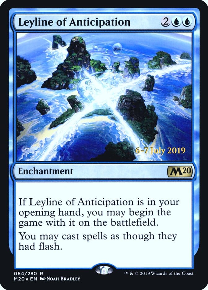 Leyline of Anticipation [Core Set 2020 Prerelease Promos] MTG Single Magic: The Gathering  | Multizone: Comics And Games