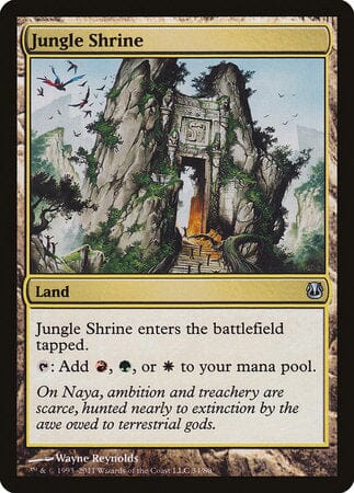 Jungle Shrine [Duel Decks: Ajani vs. Nicol Bolas] MTG Single Magic: The Gathering  | Multizone: Comics And Games