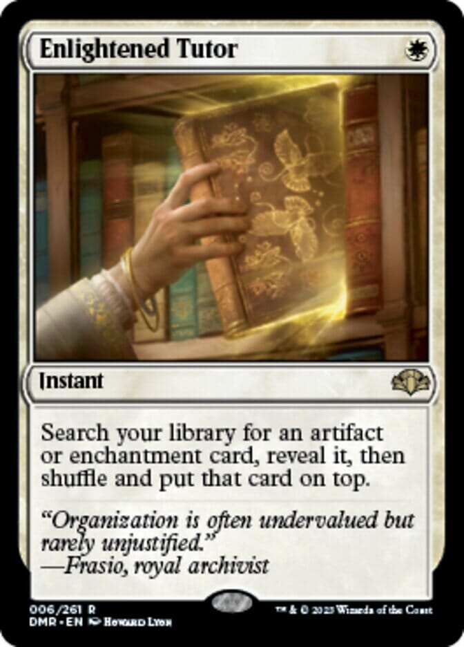 Enlightened Tutor [Dominaria Remastered] MTG Single Magic: The Gathering  | Multizone: Comics And Games