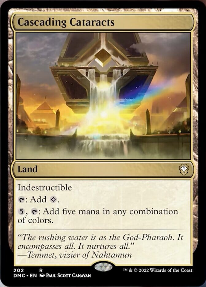 Cascading Cataracts [Dominaria United Commander] MTG Single Magic: The Gathering  | Multizone: Comics And Games