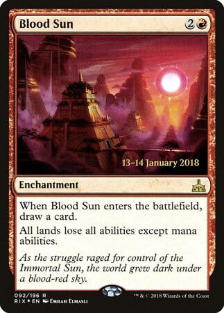Blood Sun [Rivals of Ixalan Promos] MTG Single Magic: The Gathering  | Multizone: Comics And Games