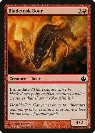 Bladetusk Boar [Journey into Nyx] MTG Single Magic: The Gathering  | Multizone: Comics And Games
