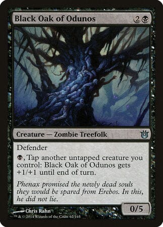Black Oak of Odunos [Born of the Gods] MTG Single Magic: The Gathering  | Multizone: Comics And Games