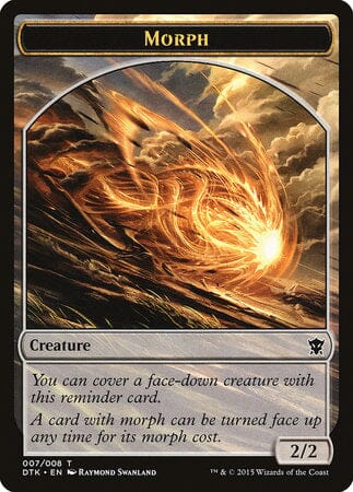 Morph Token [Dragons of Tarkir Tokens] MTG Single Magic: The Gathering  | Multizone: Comics And Games