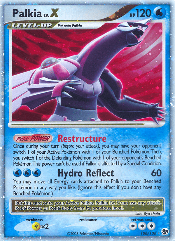 Palkia LV.X (106/106) [Diamond & Pearl: Great Encounters] Pokemon Single Pokémon  | Multizone: Comics And Games