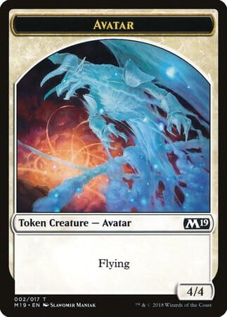 Avatar Token [Core Set 2019 Tokens] MTG Single Magic: The Gathering  | Multizone: Comics And Games