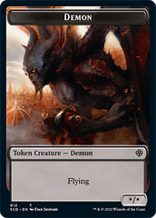 Demon // Demon Double-Sided Token [Starter Commander Decks] MTG Single Magic: The Gathering  | Multizone: Comics And Games