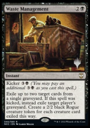 Waste Management (Promo Pack) [Streets of New Capenna Commander Promos] MTG Single Magic: The Gathering  | Multizone: Comics And Games
