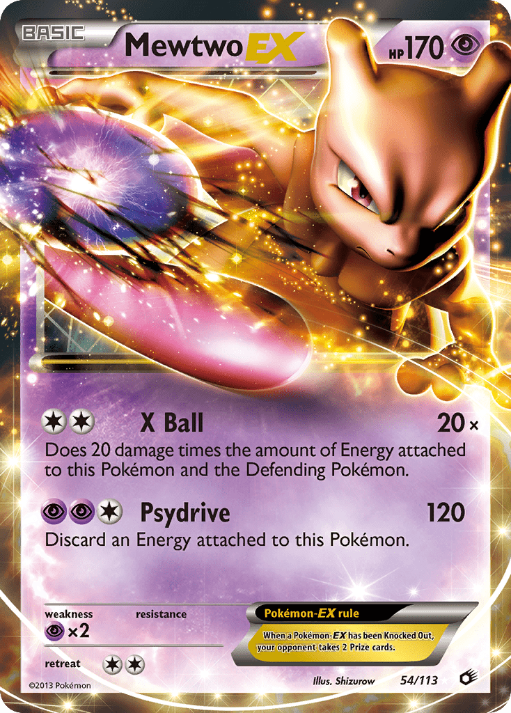 Mewtwo EX (54/113) [Black & White: Legendary Treasures] Pokemon Single Pokémon  | Multizone: Comics And Games