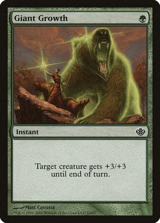 Giant Growth [Duel Decks: Garruk vs. Liliana] MTG Single Magic: The Gathering  | Multizone: Comics And Games