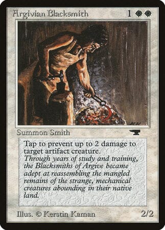 Argivian Blacksmith [Antiquities] MTG Single Magic: The Gathering  | Multizone: Comics And Games