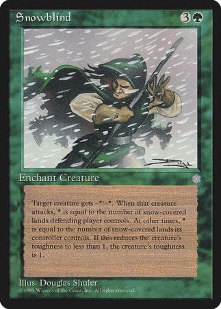 Snowblind [Ice Age] MTG Single Magic: The Gathering  | Multizone: Comics And Games