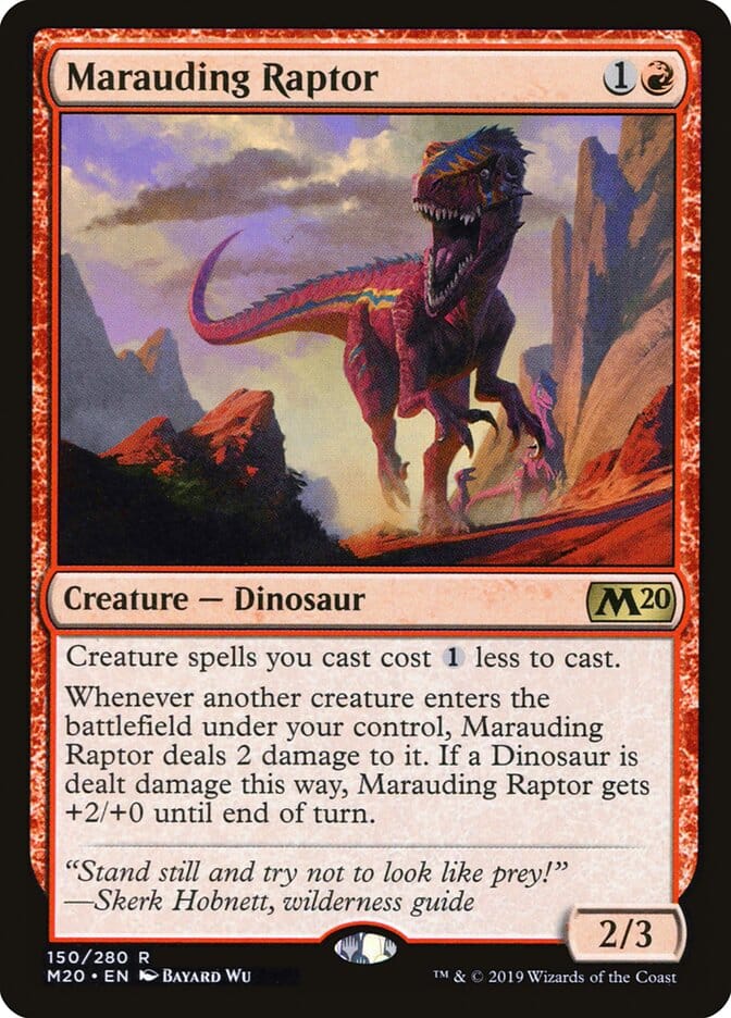 Marauding Raptor [Core Set 2020] MTG Single Magic: The Gathering  | Multizone: Comics And Games