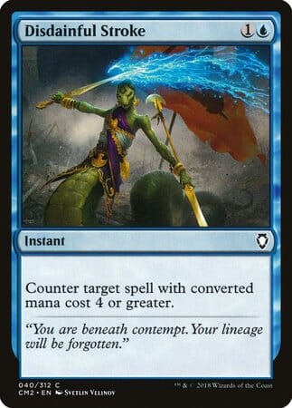 Disdainful Stroke [Commander Anthology Volume II] MTG Single Magic: The Gathering  | Multizone: Comics And Games
