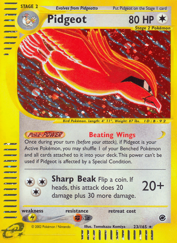 Pidgeot (23/165) [Expedition: Base Set] Pokemon Single Pokémon  | Multizone: Comics And Games