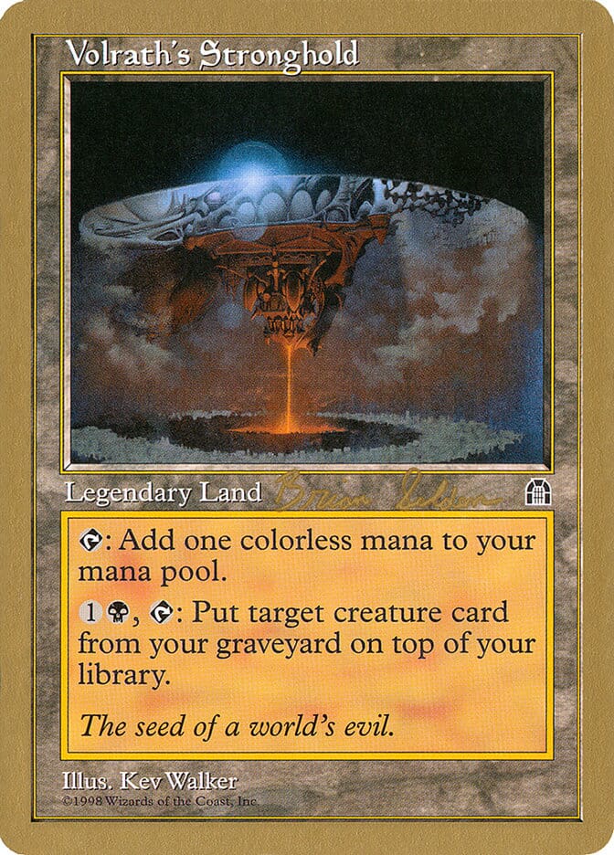 Volrath's Stronghold (Brian Selden) [World Championship Decks 1998] MTG Single Magic: The Gathering  | Multizone: Comics And Games