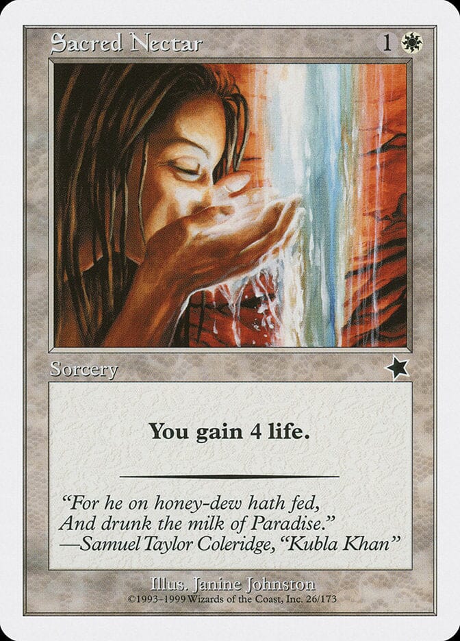 Sacred Nectar [Starter 1999] MTG Single Magic: The Gathering  | Multizone: Comics And Games