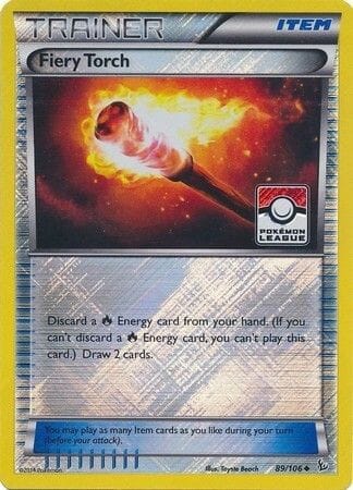 Fiery Torch (89/106) (League Promo) [XY: Flashfire] Pokemon Single Pokémon  | Multizone: Comics And Games