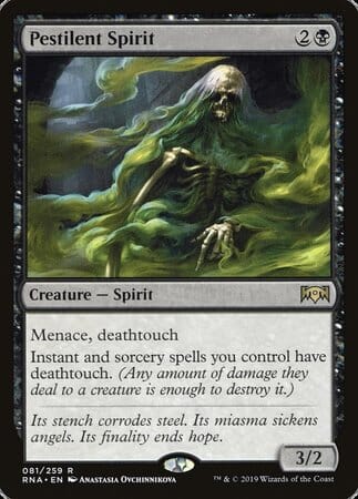 Pestilent Spirit [Ravnica Allegiance] MTG Single Magic: The Gathering  | Multizone: Comics And Games