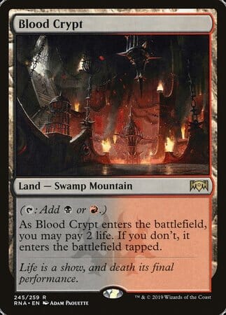 Blood Crypt [Ravnica Allegiance] MTG Single Magic: The Gathering  | Multizone: Comics And Games