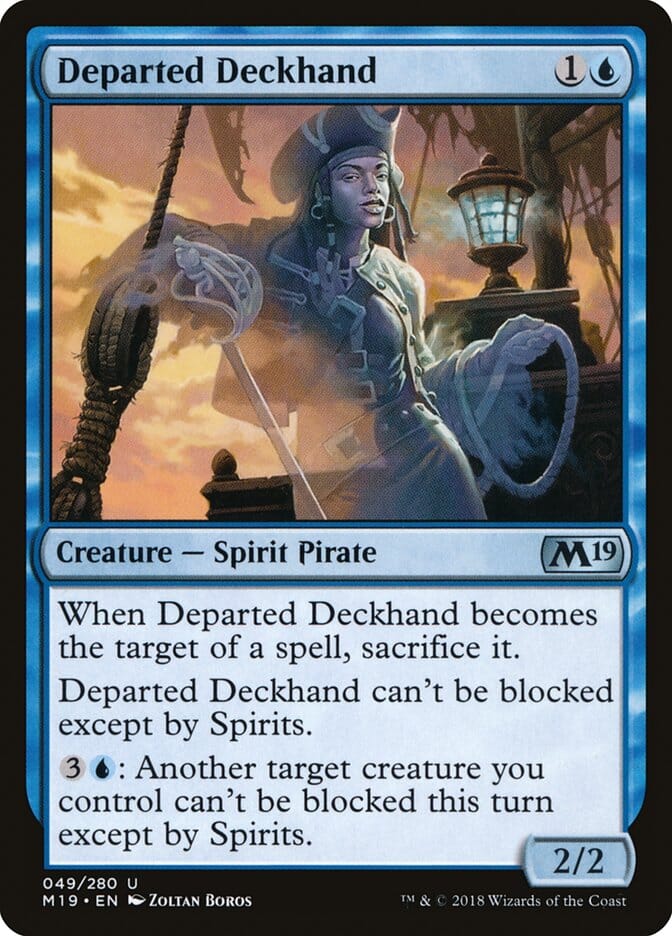 Departed Deckhand [Core Set 2019] MTG Single Magic: The Gathering  | Multizone: Comics And Games