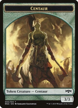 Centaur Token [Ravnica Allegiance Tokens] MTG Single Magic: The Gathering  | Multizone: Comics And Games