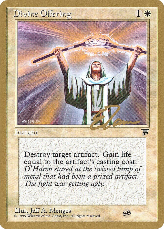 Divine Offering (Eric Tam) (SB) [Pro Tour Collector Set] MTG Single Magic: The Gathering  | Multizone: Comics And Games
