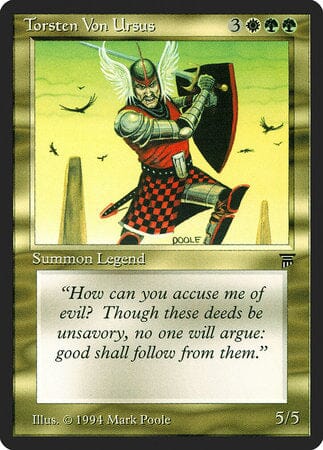 Torsten Von Ursus [Legends] MTG Single Magic: The Gathering  | Multizone: Comics And Games