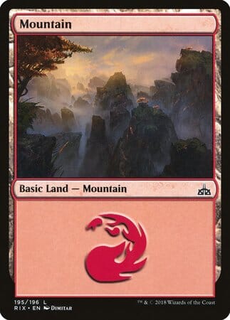 Mountain [Rivals of Ixalan] MTG Single Magic: The Gathering  | Multizone: Comics And Games