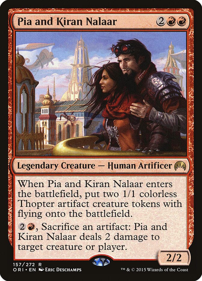 Pia and Kiran Nalaar [Magic Origins] MTG Single Magic: The Gathering  | Multizone: Comics And Games