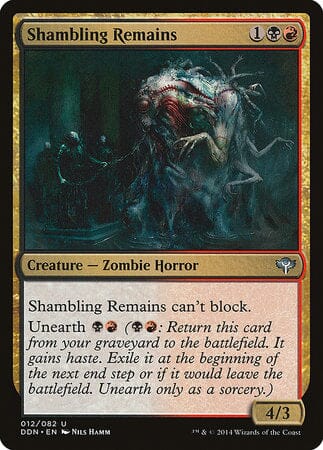 Shambling Remains [Duel Decks: Speed vs. Cunning] MTG Single Magic: The Gathering  | Multizone: Comics And Games