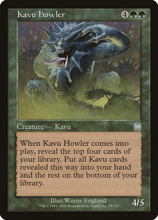 Kavu Howler [Apocalypse] MTG Single Magic: The Gathering  | Multizone: Comics And Games