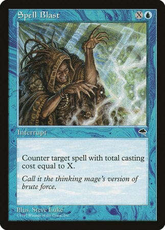 Spell Blast [Tempest] MTG Single Magic: The Gathering  | Multizone: Comics And Games